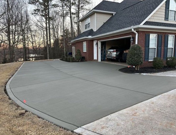 Concrete walkways